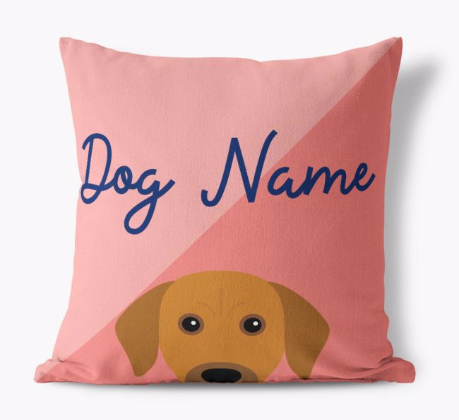 Peeking Name: Personalised {breedFullName} Cushion